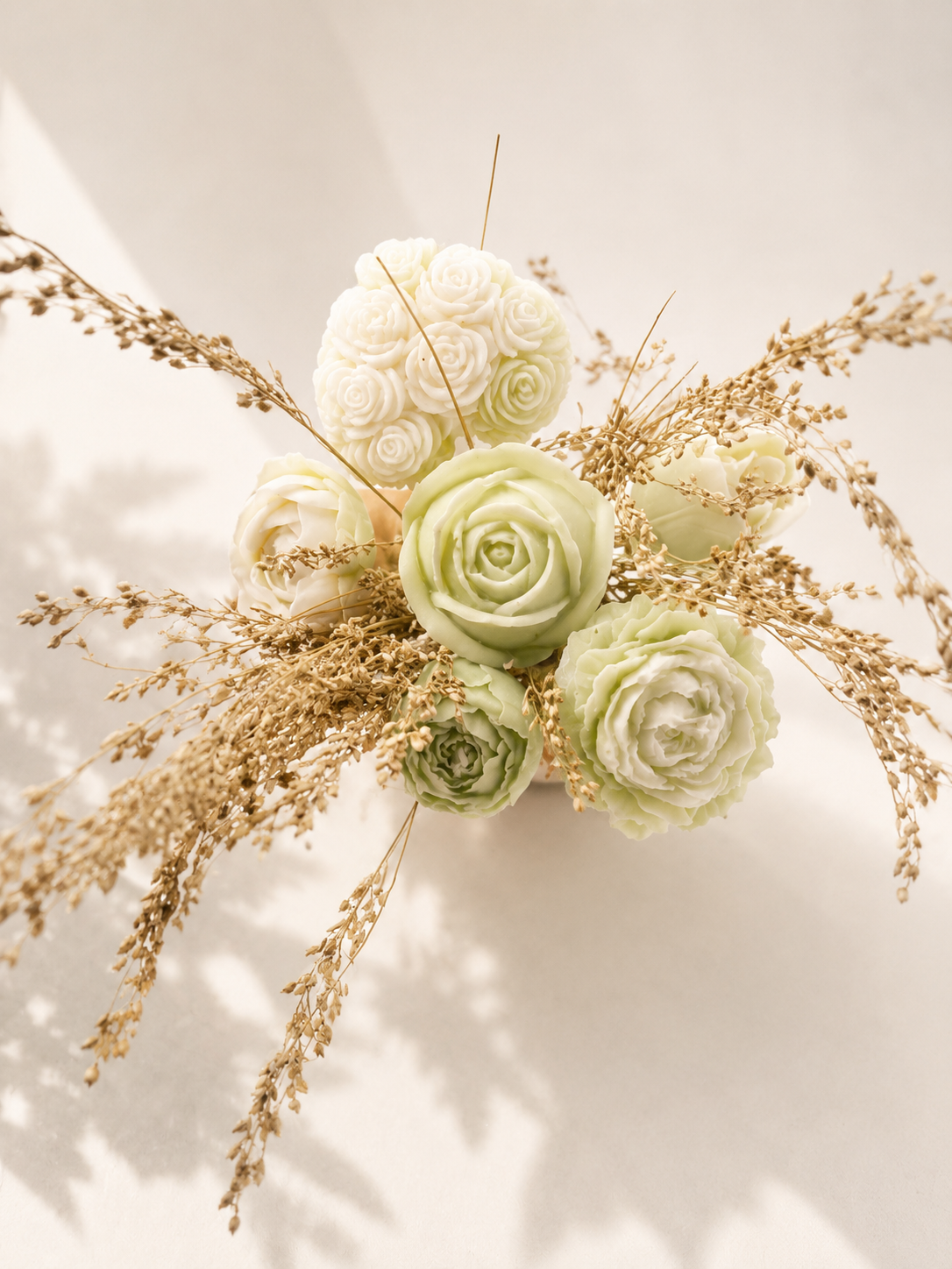 Ramo Floral Artesanal.Aroma Bambu S