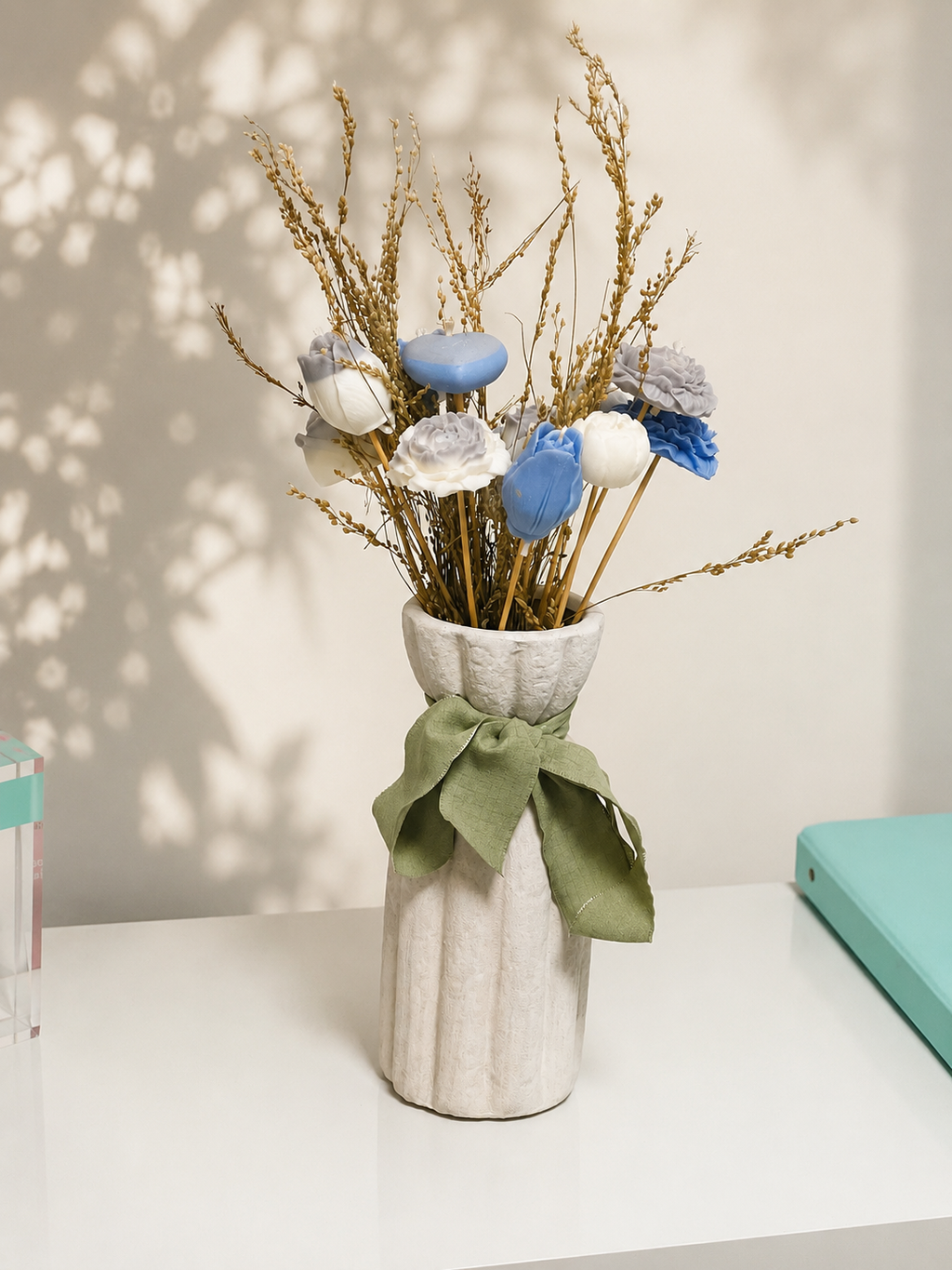 Ramo Floral Artesanal · Aroma Violeta M