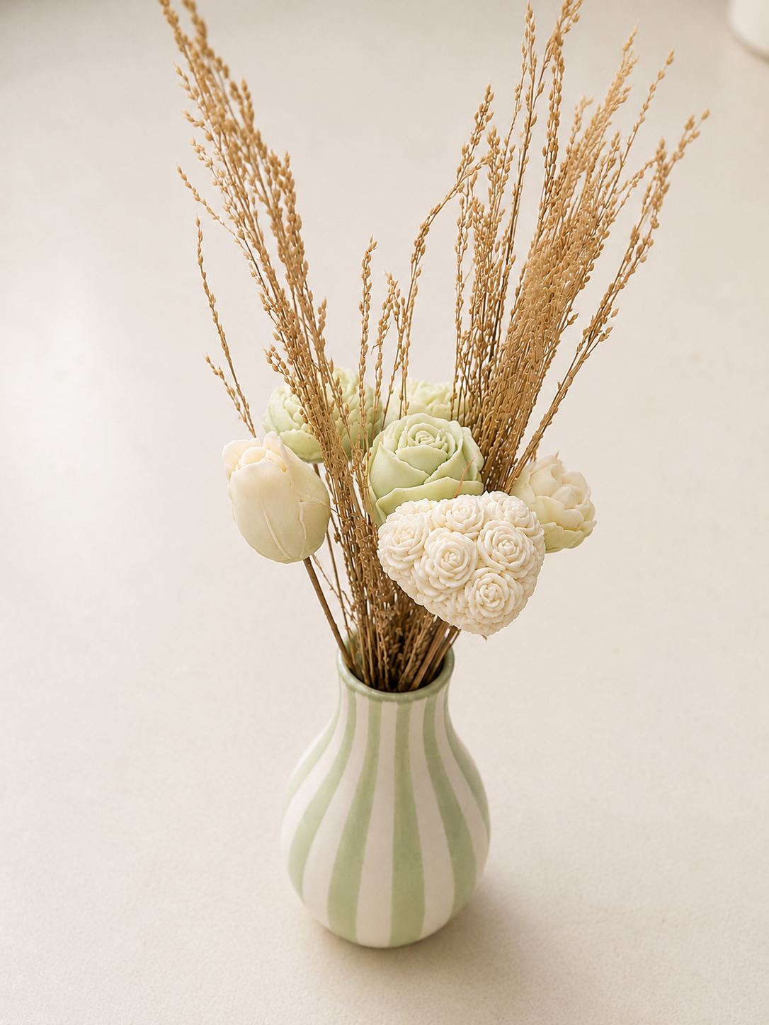 Ramo Floral Artesanal.Aroma Bambu S